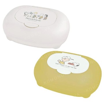 小禮堂 史努比 濕紙巾收納盒 (橢圓款)