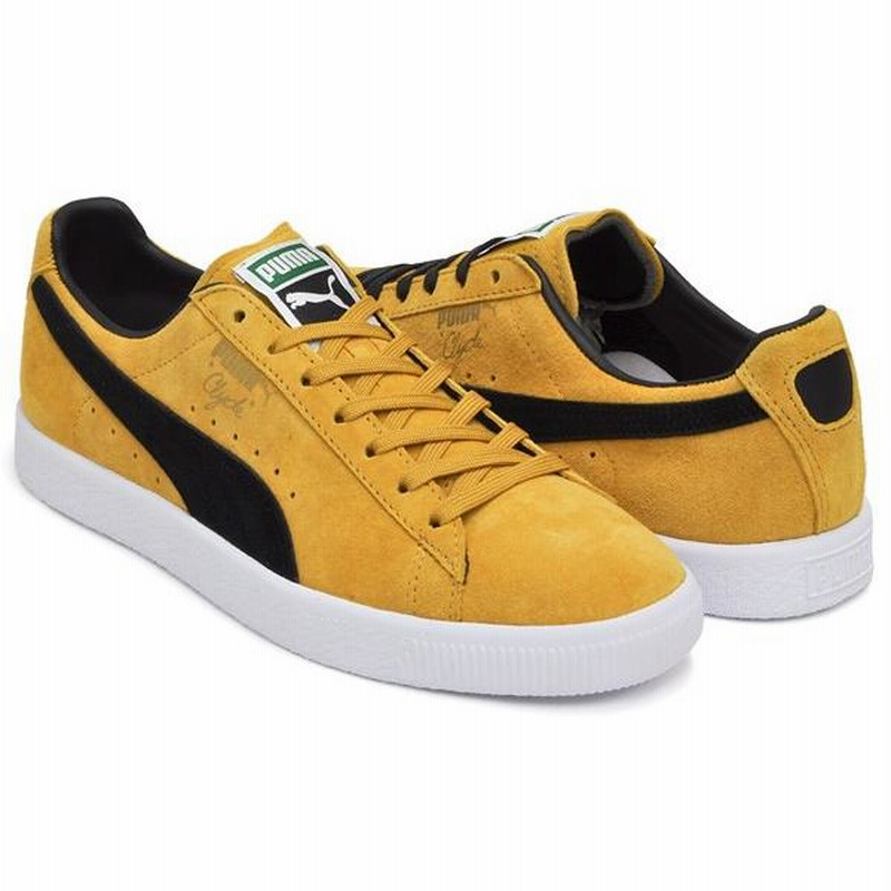 PUMA CLYDE BRIGHT GOLD PUMA BLACK LINE