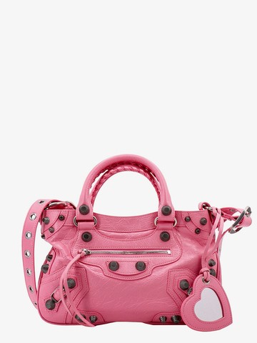 Leather shoulder bag with metal details - BALENCIAGA - gender_Woman