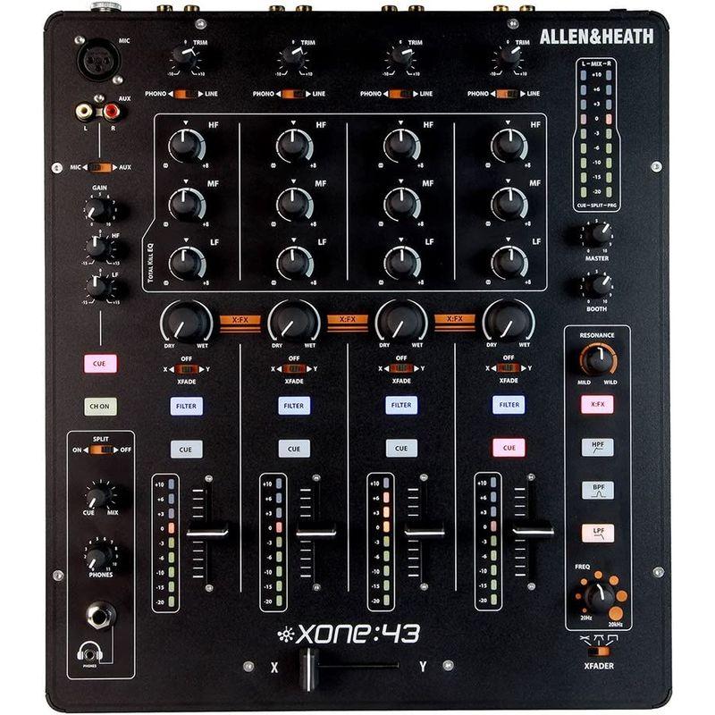 Allen Heath XONE 43 プロフェッショナル 4ch DJミキサー