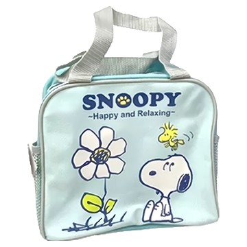 收納王妃 SNOOPY 小日子 側網手提袋  藍色