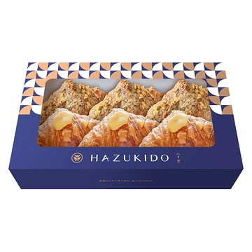【八月堂】可鹹可甜6入組(香蒜+牛奶糖可頌)(冷凍宅配)