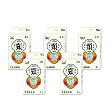 暖暖包 草本暖頸貼(3包入)x5盒