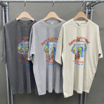 Chemistry_Boys - 韓國 MTE311 NO NAME HAVING A GOOD TOME 水洗 短T (三色)