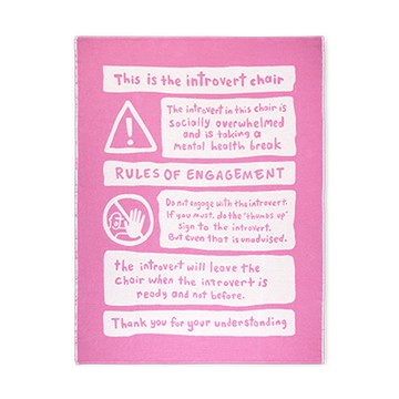 【Robbie Williams x Moooi】聯名毛毯 Introvert Blanket