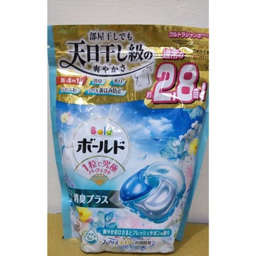 BOLD日本四合一洗衣膠囊31顆袋裝(清淨花香)