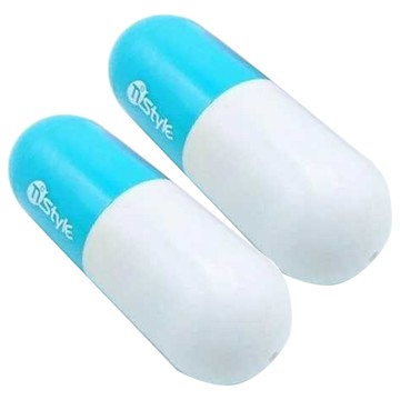 nStylE 東榮電子 藥丸型清潔刷 NCS-615 藍色 清潔刷具  2個