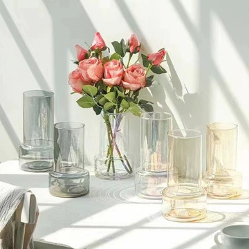 好拾選物houselect - 北歐高雅輕奢玻璃花瓶 3色 (買一送一)