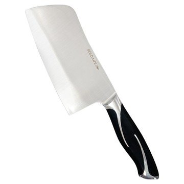 GOLD LIFE 中式合金鋼料理切刀  1個  黑色握柄 + 銀色刀刃  29cm