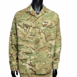 イギリス軍放出品 コンバットジャケット MTP迷彩 BDU ボタン留め