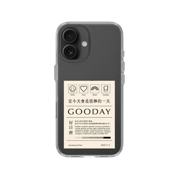 iPhone 16 Clear Case（相機按鈕） 透明 - 好日曆 GOODAY (星期安有限公司) - 今天會是很棒的一天