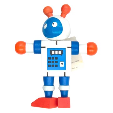 木製機器人  1個