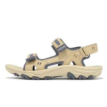 Merrell 戶外涼鞋 Huntington Sport Convert 女鞋 卡其 灰 魔鬼氈 緩衝 ML038488