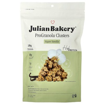 Julian Bakery, ProGranola 麥片塊，全素香草，9 盎司（255 克）