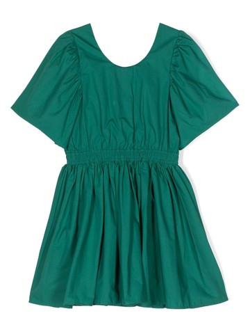 Molo - Cally organic cotton flared dress - kids - Organic Cotton - 134-140 - Green