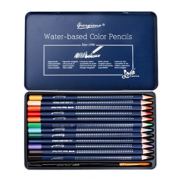 錫安安 生活學園 彩色鉛筆  1個  12色