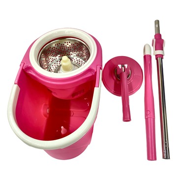 家必潔 雙驅旋轉拖 塑膠 五金 超細纖維  1組