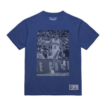 Mitchell & Ness NBA DOWNTOWN COLLECTION N&N PREMIUM SS TEE VINTAGE 男 短袖上衣 NN11212-P76ROYA
