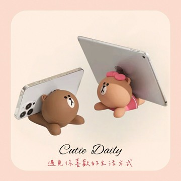 ??LINE FRIENDS 手機/平板支架(熊大/熊美/莎莉/兔兔）