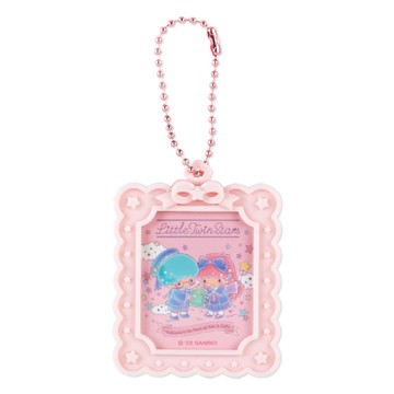asdfkitty*雙子星相框吊飾/掛飾/鑰匙圈-看書款-日本正版商品