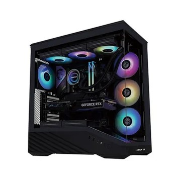 LIAN LI 聯力 Vector V100R 黑色 ARGB電競機殼 ATX 全景機殼 鋼化玻璃