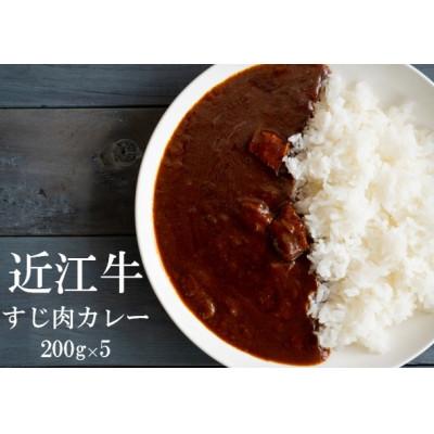 ふるさと納税 竜王町 近江牛 牛すじカレー(200g×5)