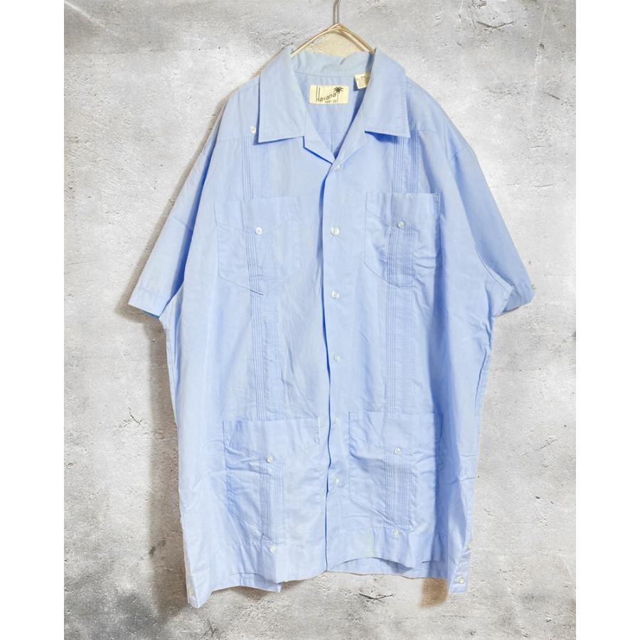 Havana SHIRT Co. キューバシャツ グアヤベラシャツ 古着 Mサイズ