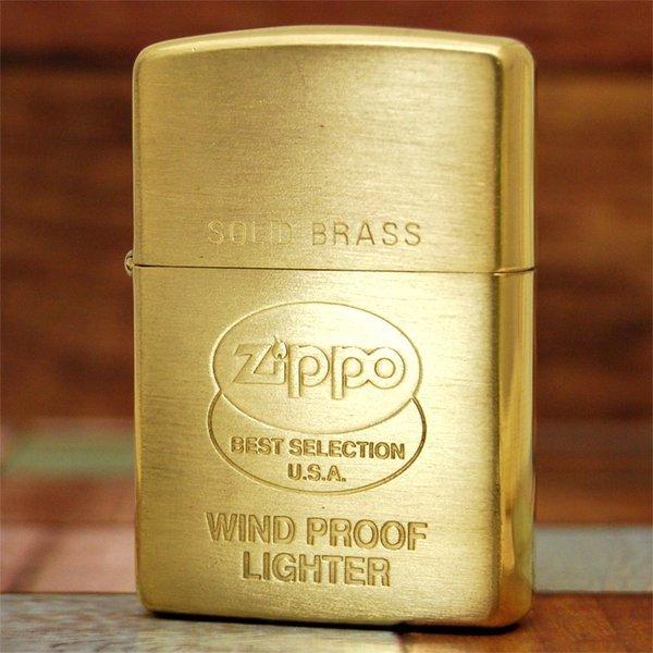 ZIPPO ジッポーライター ジッポライター #204 ブラスサテン ZIPPOロゴ 