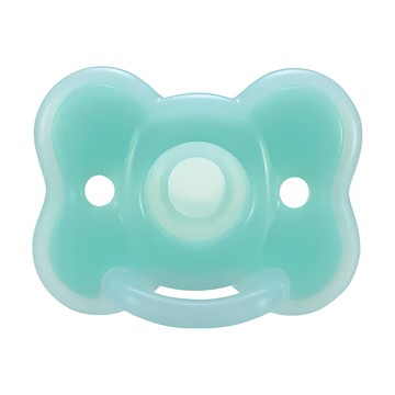 Richell 利其爾 矽膠安撫奶嘴 全矽膠材質 附收納盒  3個月以上  蝴蝶結  1個