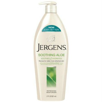 美國原裝Jergens潤膚乳液(蘆薈清爽)(21oz./621ml)*3