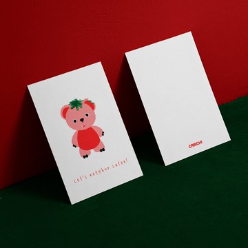 【送禮首選】CRIIICHI古治 小熊 心意卡片 連信封