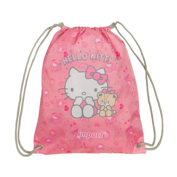 【IMPACT】怡寶 | Hello Kitty甜甜凱蒂束口袋-粉紅 IMKTD04PK