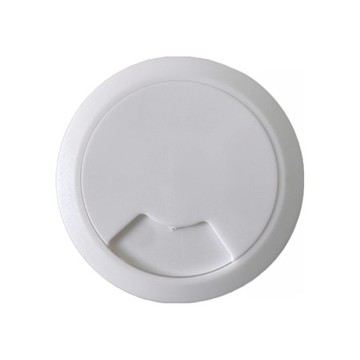 54mm 白色書桌出線孔蓋2入