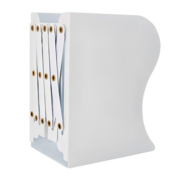 Momo Store 可調節書擋  白色  135 x 95 x 177mm