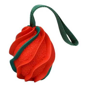 Petopia 拍拖皮婭 寵物天然橡膠超耐咬玩具 適用於8kg以上狗狗 互動/磨牙/漏食  春曉 紅色 + 綠色  1個  120 x 110mm