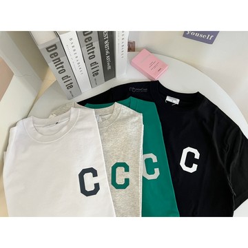 【MasCool】 COVERNAT 大C短袖  印花短T 短踢 短袖踢 短TEE 寬鬆 落肩 韓國代購
