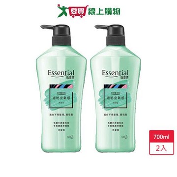 逸萱秀瞬效蓬鬆易吹乾洗髮精700ml x 2入【愛買】
