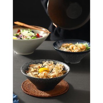 陶瓷拉面大碗餐具日式喇叭碗家用ins風湯碗單個創意一人食泡面碗