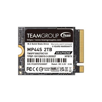 Team MP44S 2TB M.2 2230 PCIe 4.0 SSD 固態硬碟