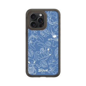 iPhone 15 Pro Max AirX 本質黑 - 迪士尼-史迪奇 Disney Stitch - 夏威夷系列-線稿