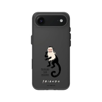 iPhone Air Clear (相機按鈕) 酷墨灰 - Friends - 猴子馬塞爾