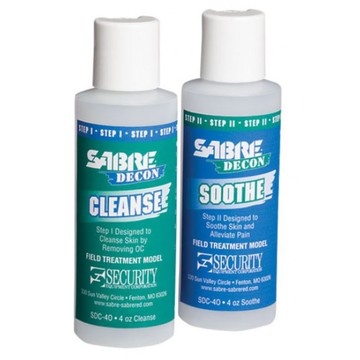 SABRE 沙豹 專業噴劑 STEP I 清潔 + STEP II 舒緩劑 4oz  1盒