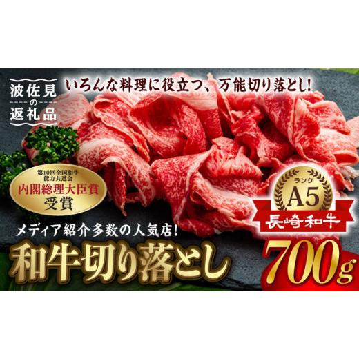 ふるさと納税 長崎県 波佐見町 A5ランク 切り落とし 700g 長崎和牛[NA37]