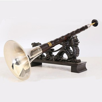 嗩吶 專業演奏嗩吶樂器烏木黑檀木全套d調D初學者入門大小號喇叭碗考級