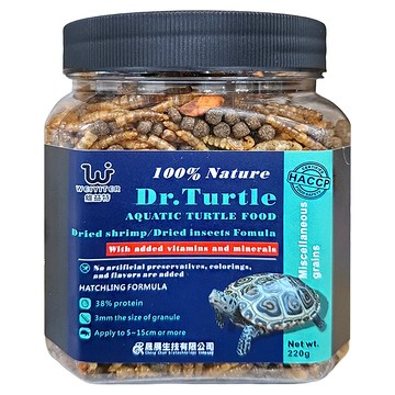 WEIYITER 維益特 台灣公司貨 水龜挑嘴雜糧飼料  220g  1罐
