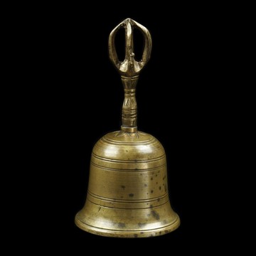 日本東密法器-18-19世紀.金剛鈴(高12公分) 日本東密法器