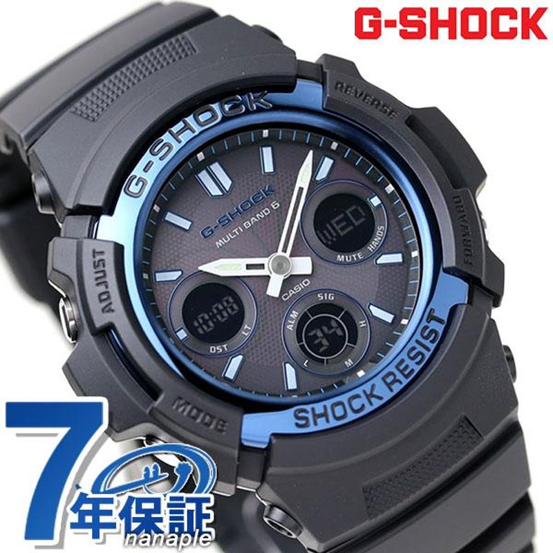 G-SHOCK 電波 ソーラー CASIO AWG-M100A-1AER アナデジ 腕時計 カシオ