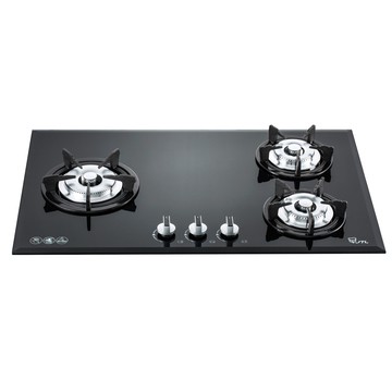 喜特麗檯面式三口黑玻璃瓦斯爐/JT-2303A/液化