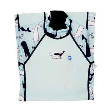 Splash About 兒童抗UV防寒連身泳裝  4~6歲  海洋鯨魚