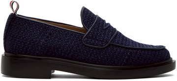 Thom Browne 海军蓝 Penny 乐福鞋